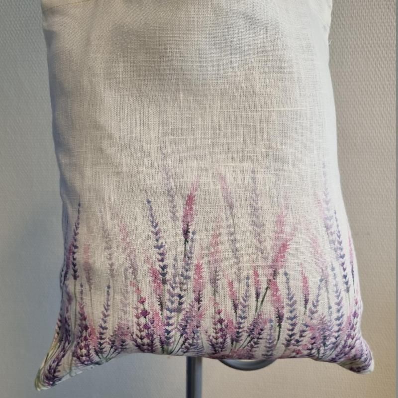 Handlenett med lavendel