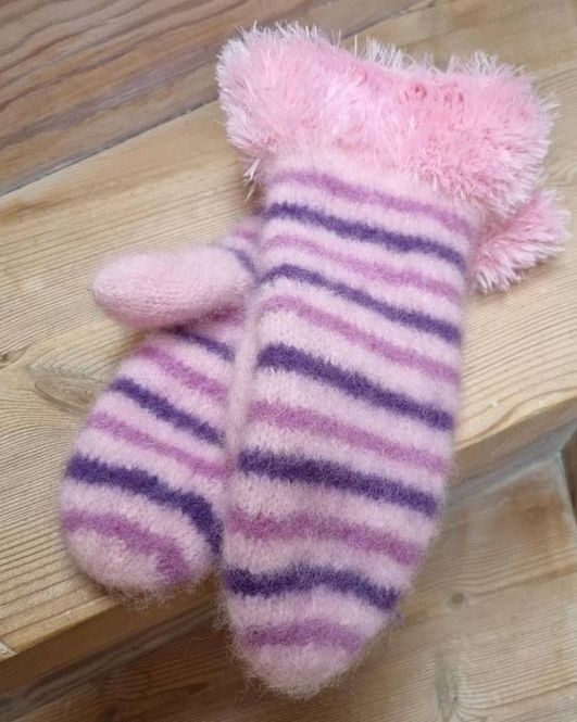 Hovedbilde Rosa stripevotter