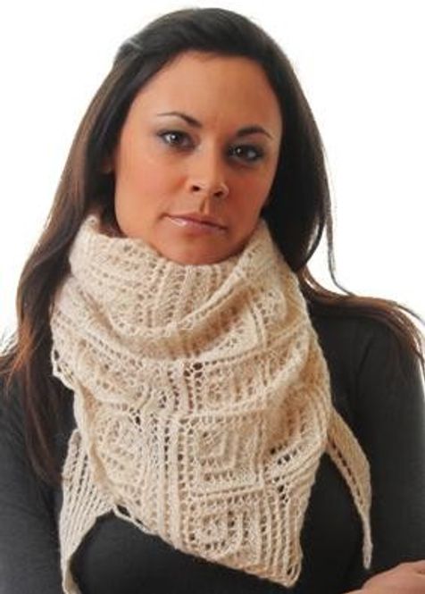 Hovedbilde Lace sjal (3-kant)