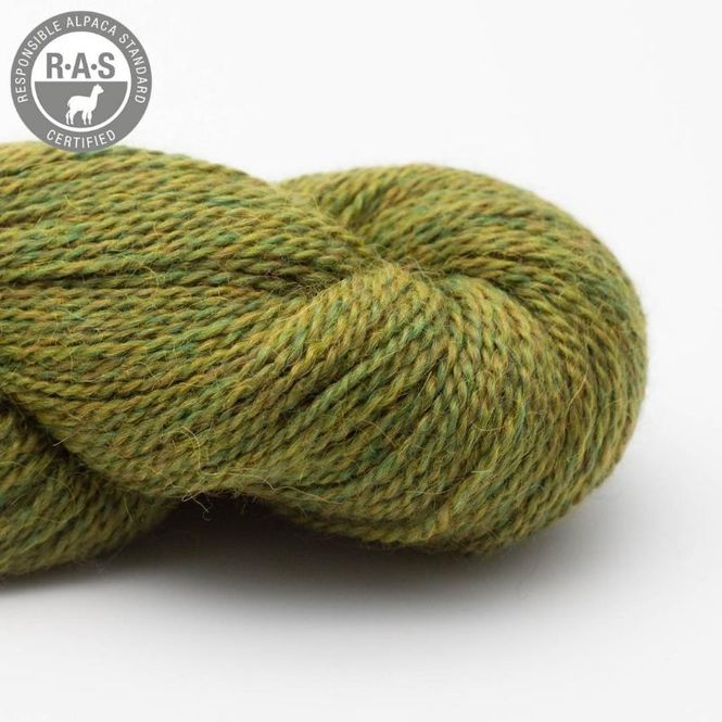 Hovedbilde Babyalpaca - Melert eplegrønn