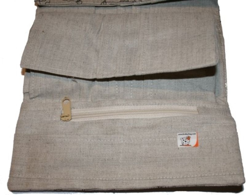 Stort pinneetui med fugler