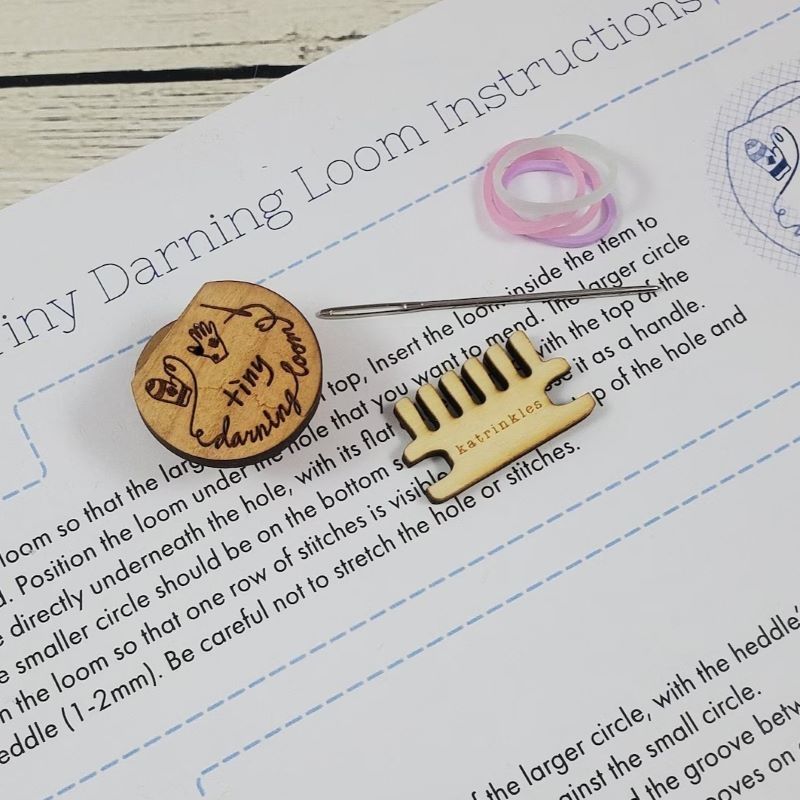 Darning loom stoppesett - mini