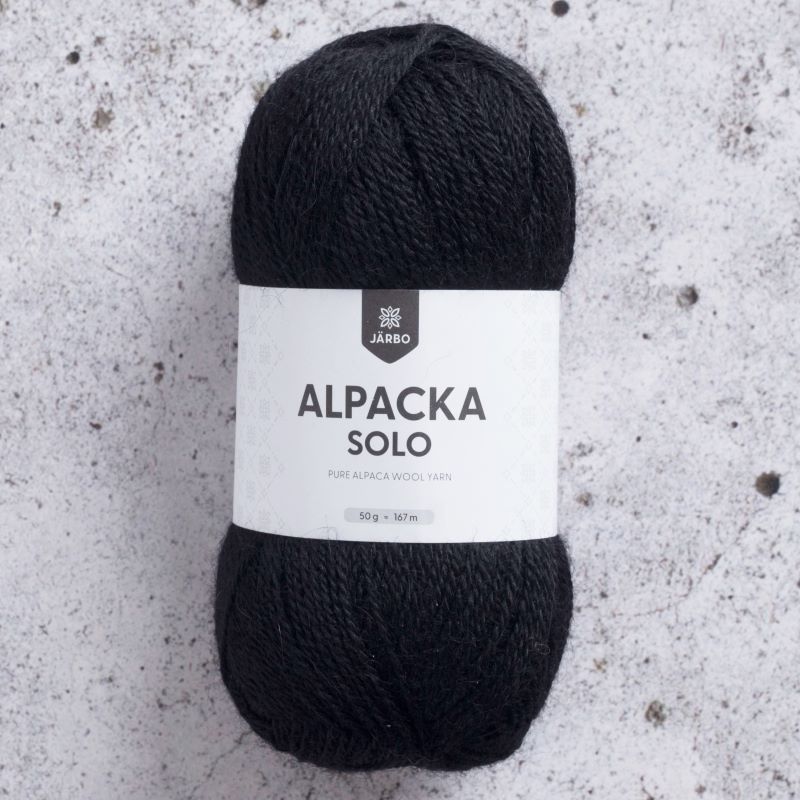 Alpacka Solo - svart lakris