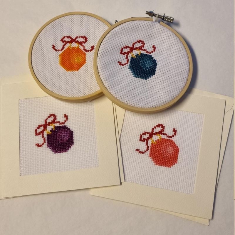 Julekuler #4- broderisett