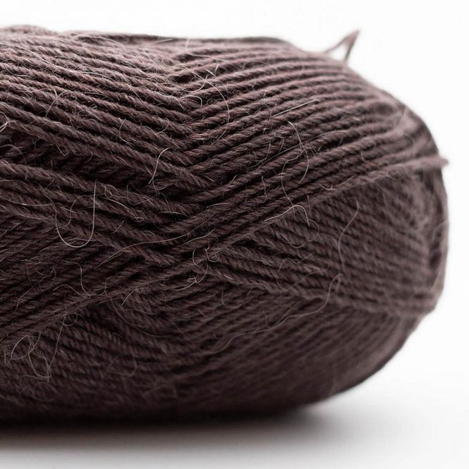 Hovedbilde Edelweiss 4 ply - Mørk brun